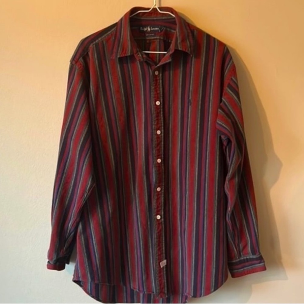 Vintage Polo Ralph Lauren Indian Beacon Southwestern Ikat Button Up Flannel